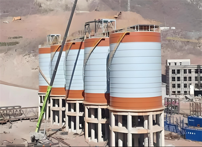 幸福路街道高架钢板仓