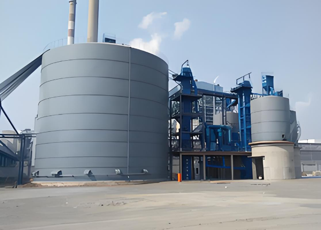 幸福路街道1万吨钢板仓